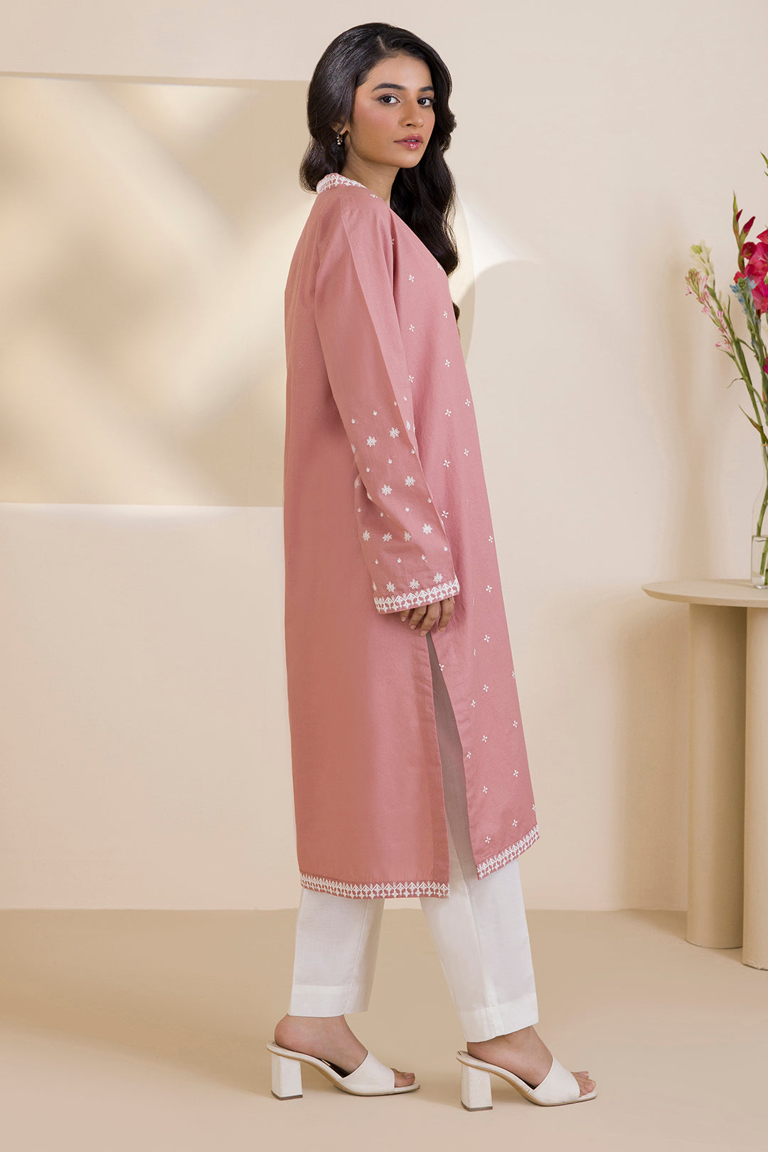 ZELLBURY 01PC STITCH KURTI/PINK-2512591