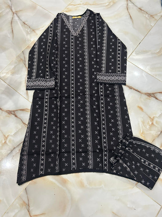 MTJ 02 PC STITCH SUIT / BLACK -2676