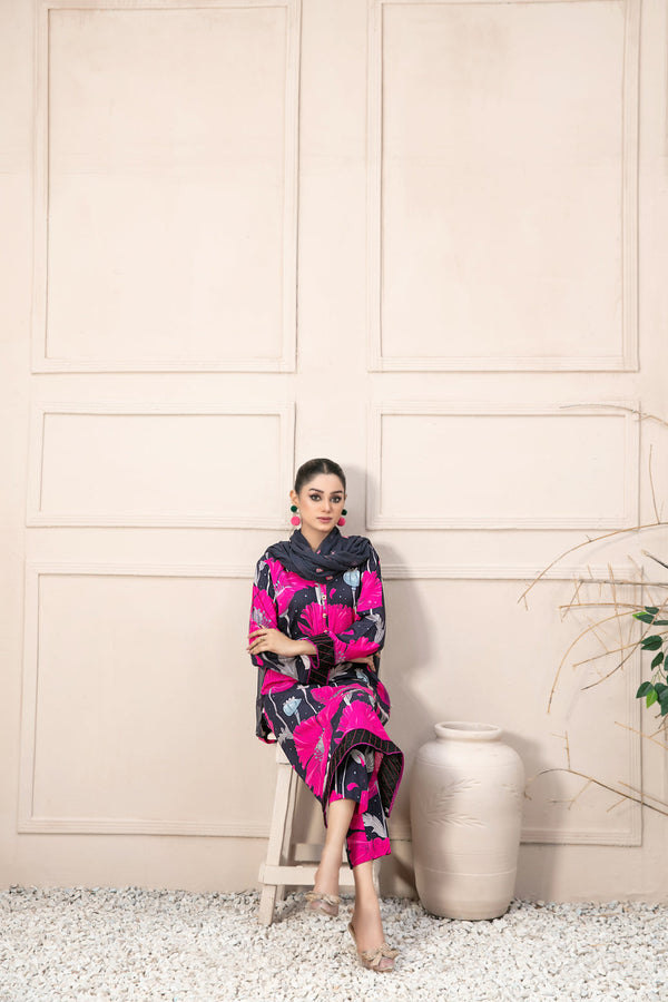 TAWAKAL LIDA 03 PC STITCH SUIT / MULTI D-9900