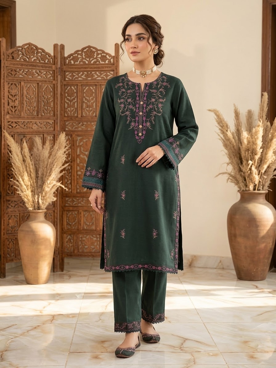 SAYA 02 PC STITCH SUIT / EMB 1248