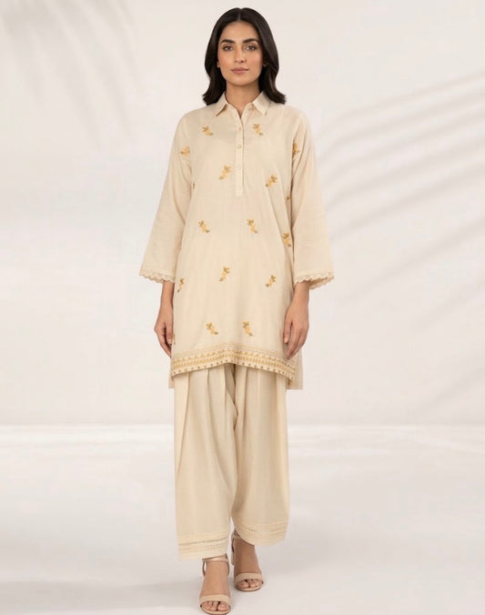 j. 02pc stitch suit / off white -252195