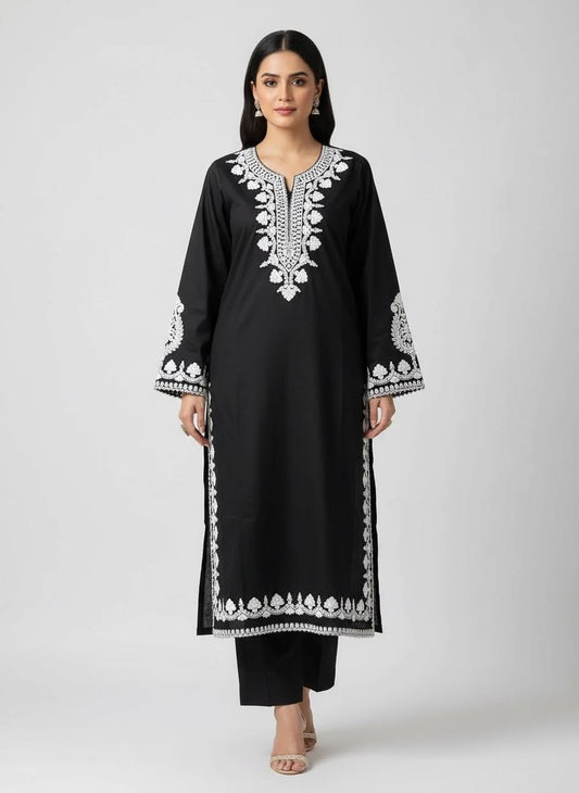ORIENT 02 PC STITCH SUIT / BLACK