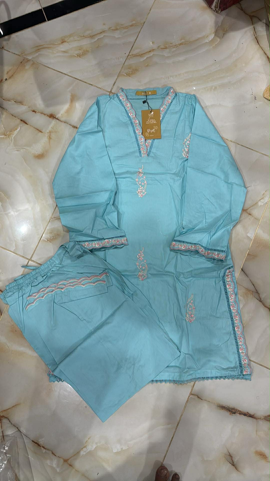 MTJ 02 PC STITCH SUIT / SKY BLUE