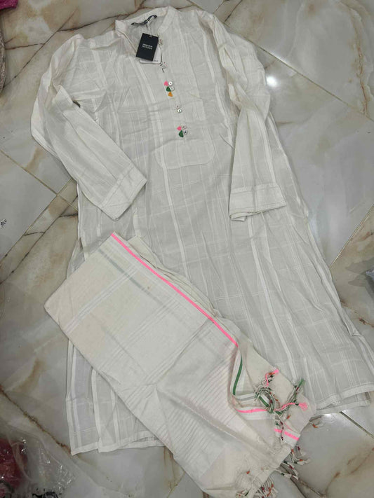 GENERATION 02 PC STITCH SUIT / WHITE