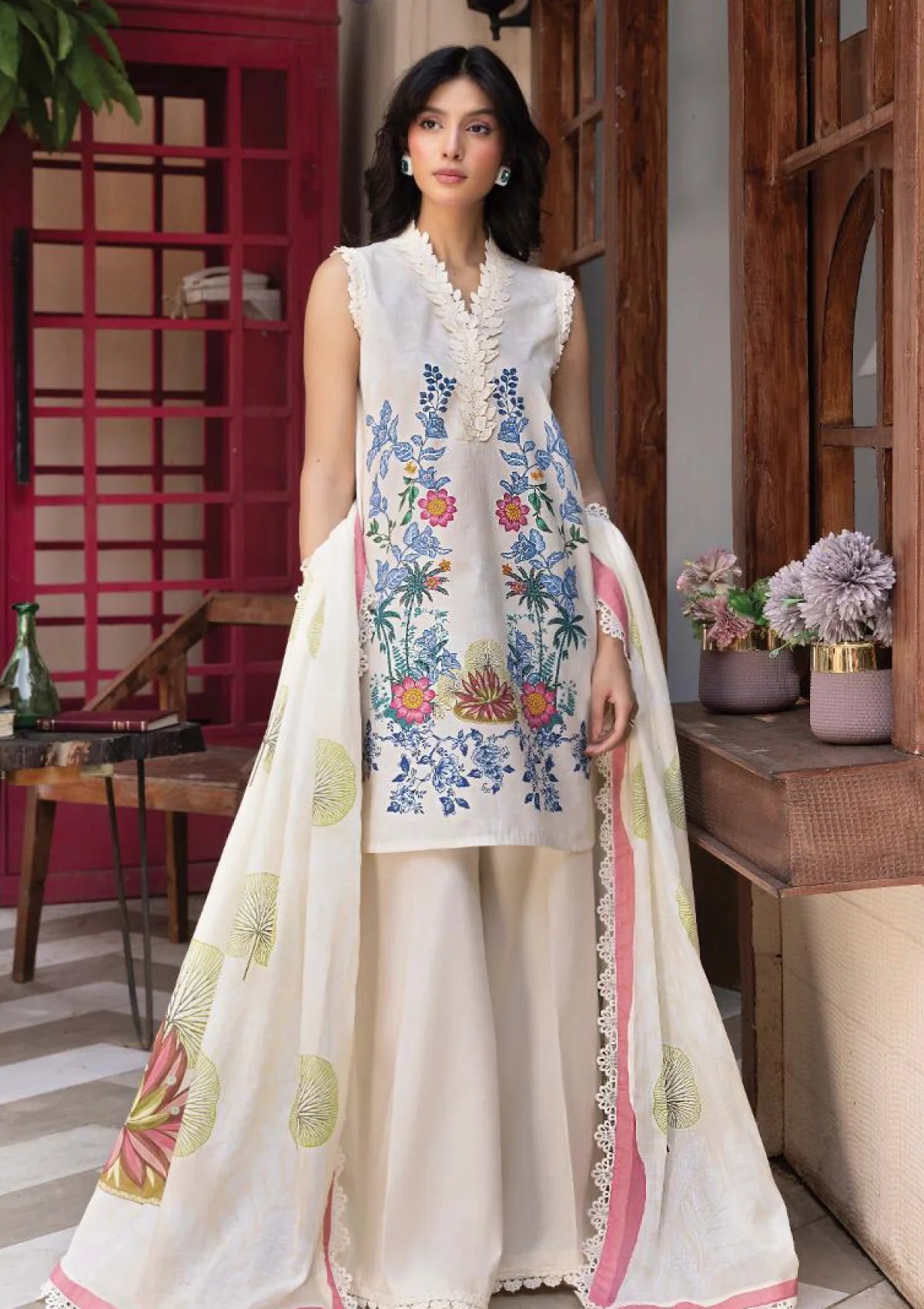 Lawn - M.Basics - Elaheh 26 - MB-ELHV4-07/UNSTITCH