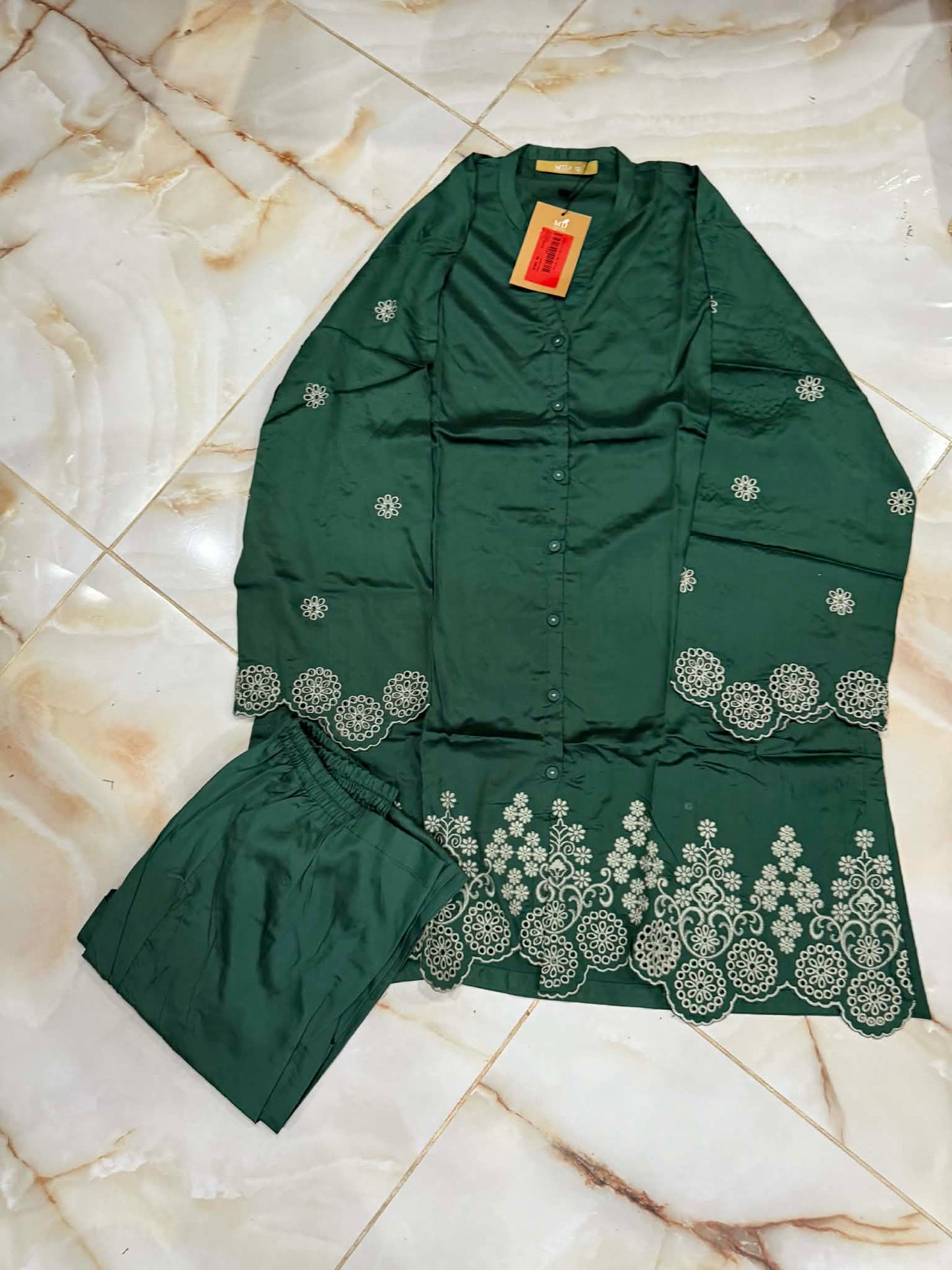 MTJ 02 PC STITCH SUIT / DARK GREEN