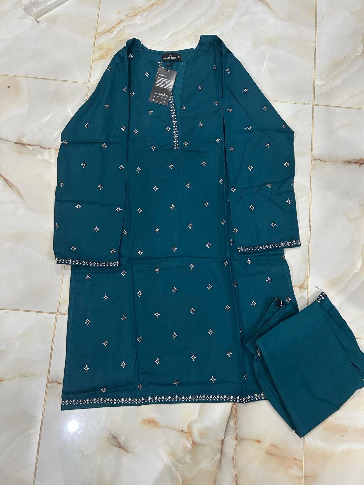 ASIM JOFA 02 PC STITCH SUIT / AQWA