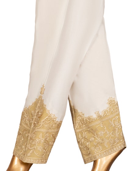 j. ladies trouser / off white
