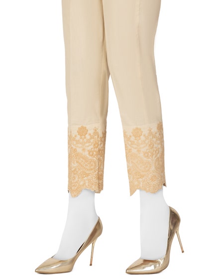 J. LADIES TROUSER/BEIGE