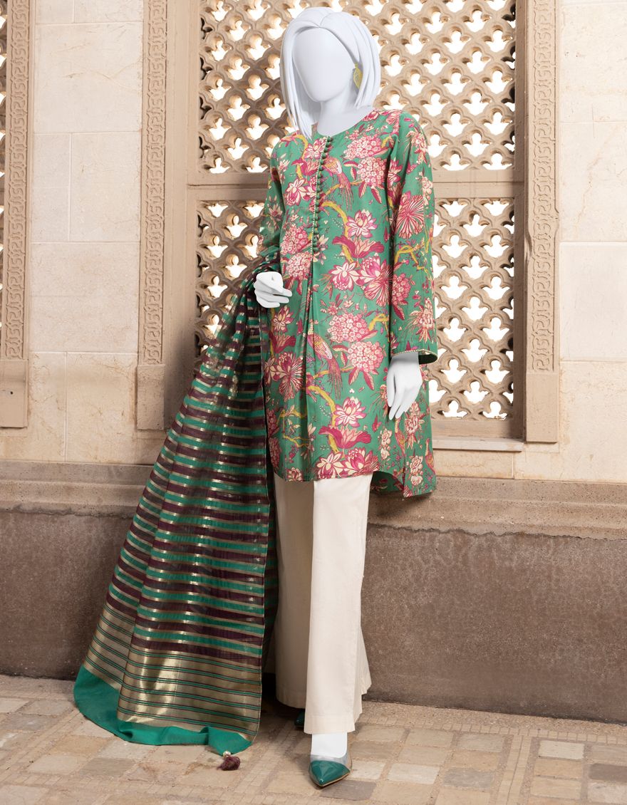 J.SHIRT DUPATTA/WOMEN-LAWN