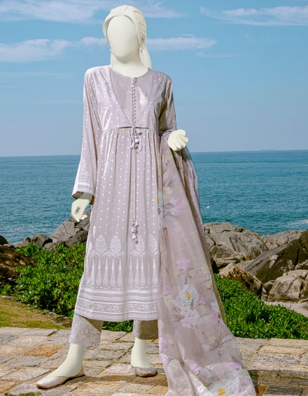 J.KURTI-UNSTITCH/WOMEN-STARIA-LAWN