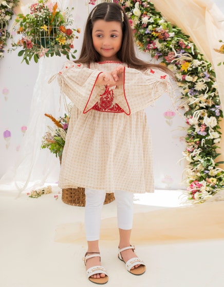 J.GIRLS-KURTI/STITCH-LUMINIOUS