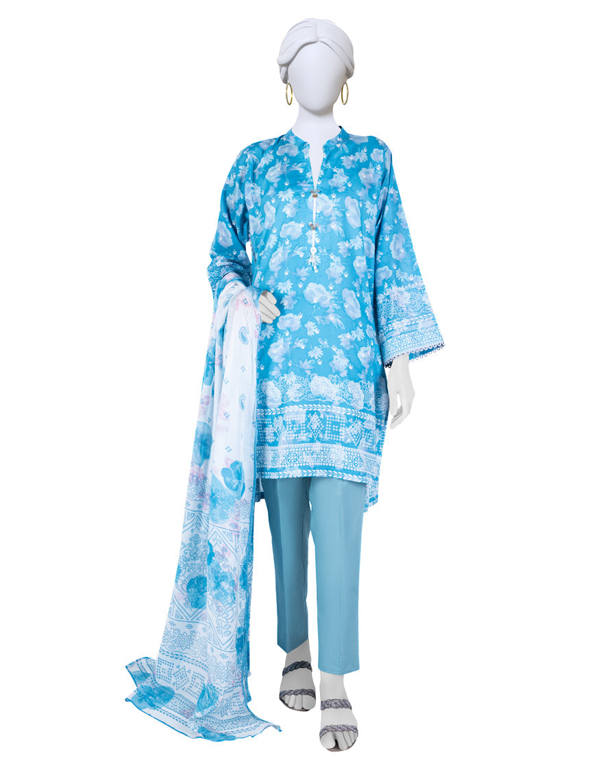 j. 03 pc stitch suti / sky blue -095