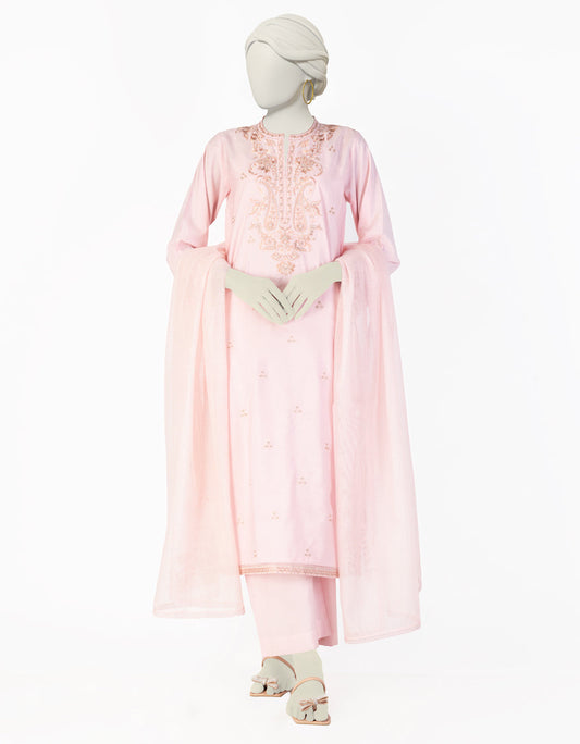J. 03 PC STITCH SUIT / PINK-089