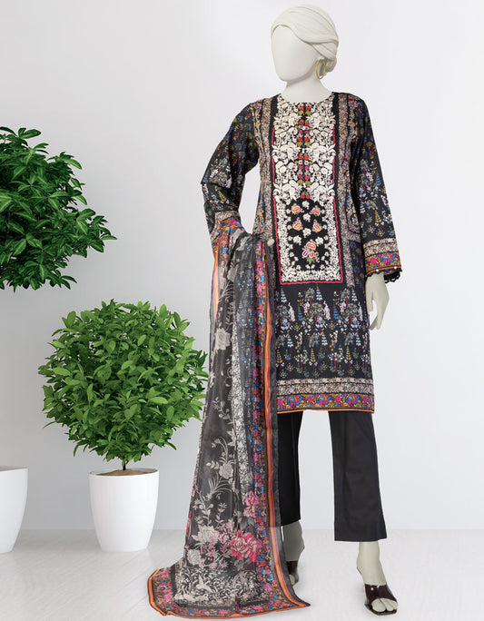 J. 03 PC STITCH SUIT / BLACK -142