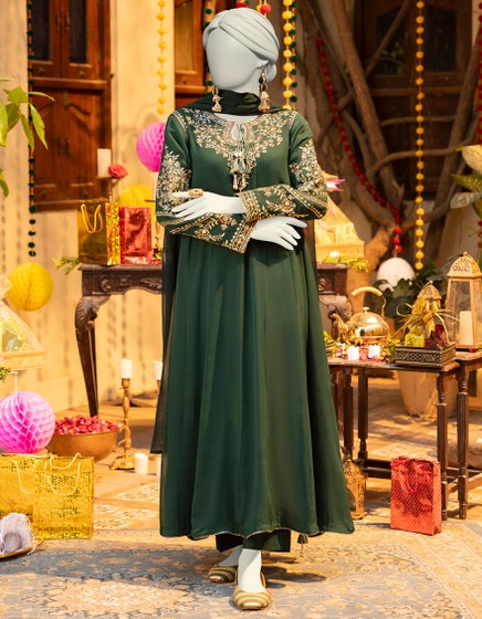 J. 03 PC STITCH SUIT / GREEN -163