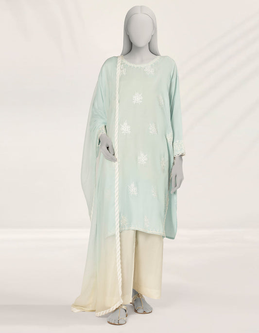 J. 03 PC STITCH SUIT / SKY BLUE