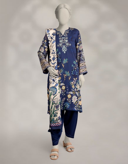 J. 03 PC STITCH SUIT / BLUE -304