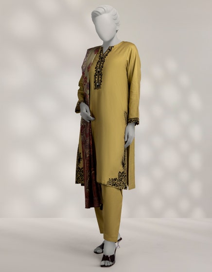 J. 02 PC STITCH SUIT / MANDI GREEN