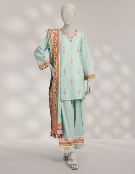 J.03 PC STITCH SUIT / GREEN