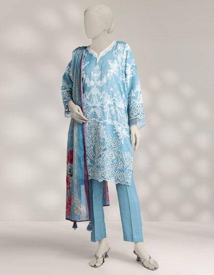 j. 03 pc stitch suit / aqwa green -331