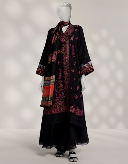 J. 03 PC STITCH SUIT / BLACK -349