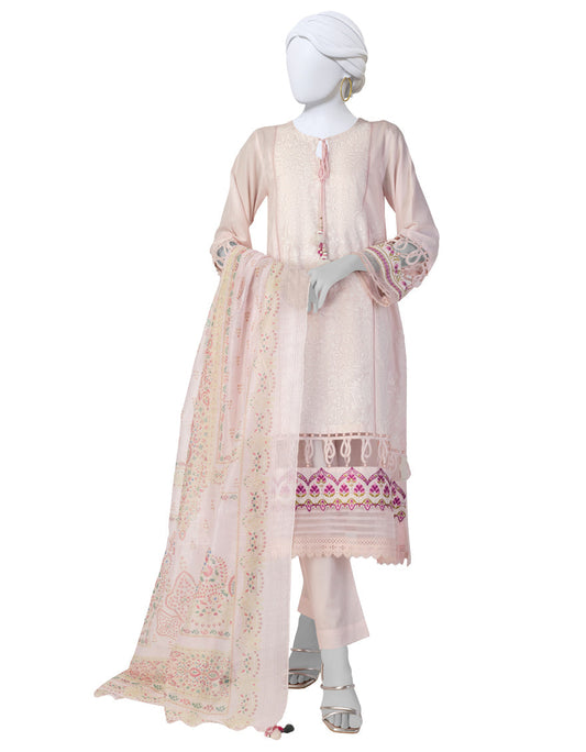 j. 03 pc stitch suit / pink -919