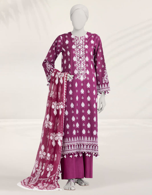 j. 02 pc stitch suit / purple -960