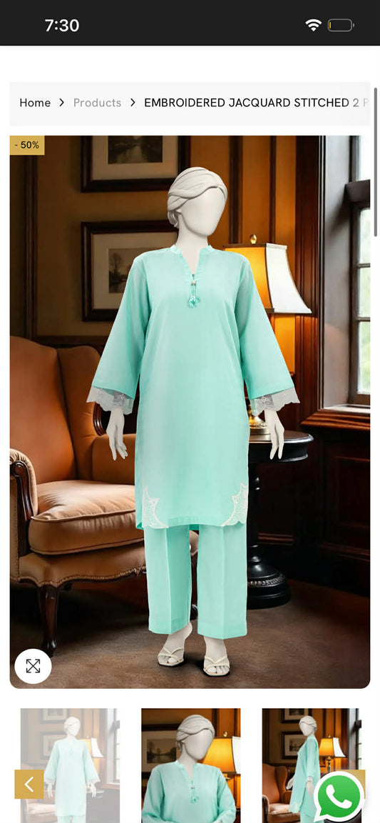 MTJ 02 PC STITCH SUIT / SKY BLUE