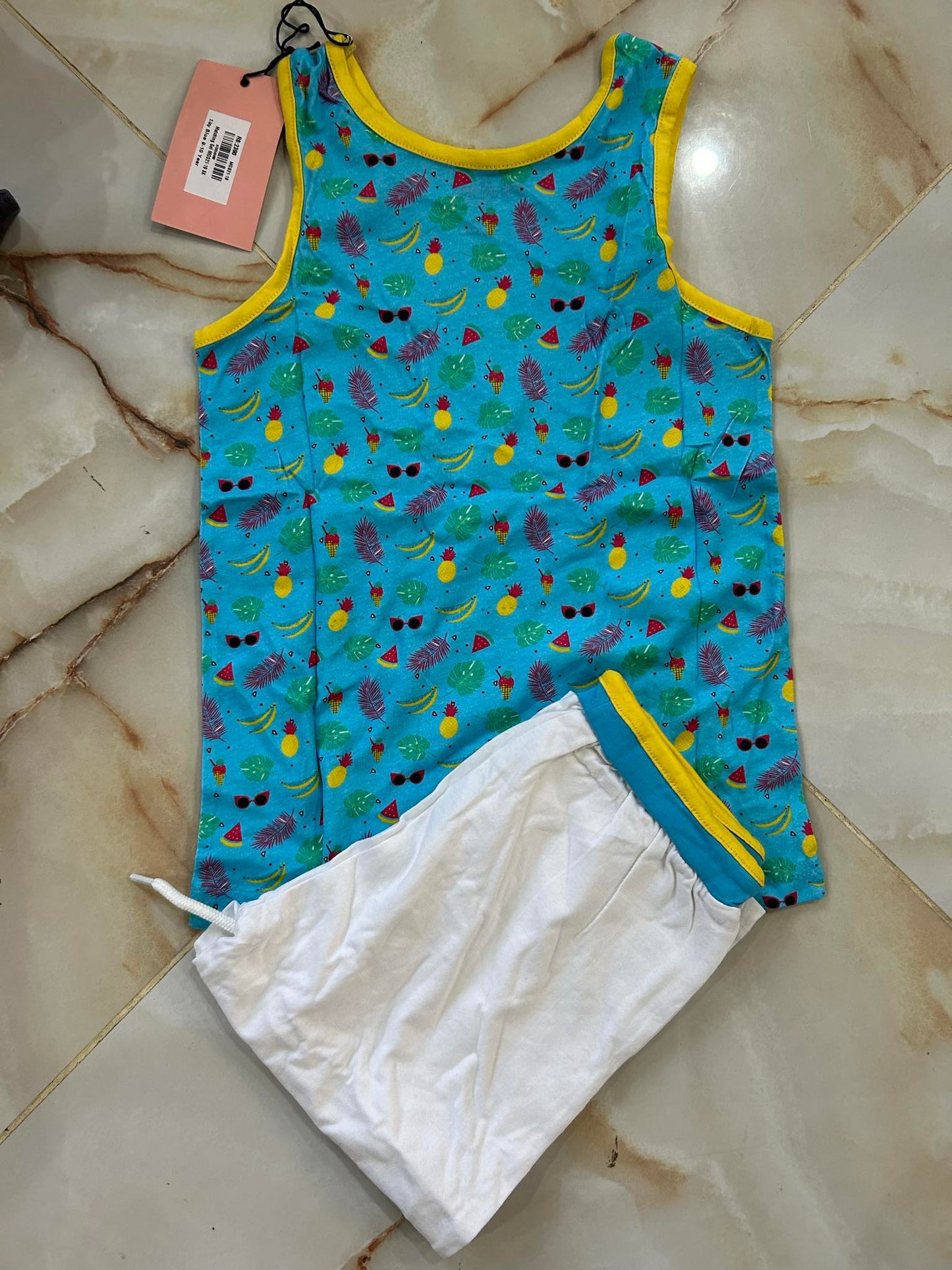 alkaram kids 02 pc stitch suit / blue