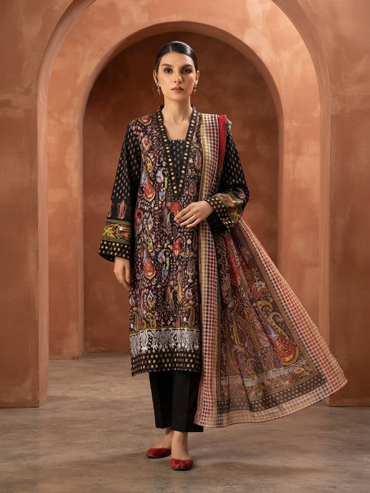 BEECHTREE 03PC UNSTITCH KHADDAR/
