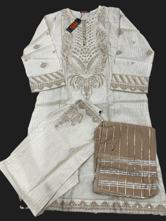 ZELLBURY.3PC.STITCH/WOMEN-CHICKENKARI
