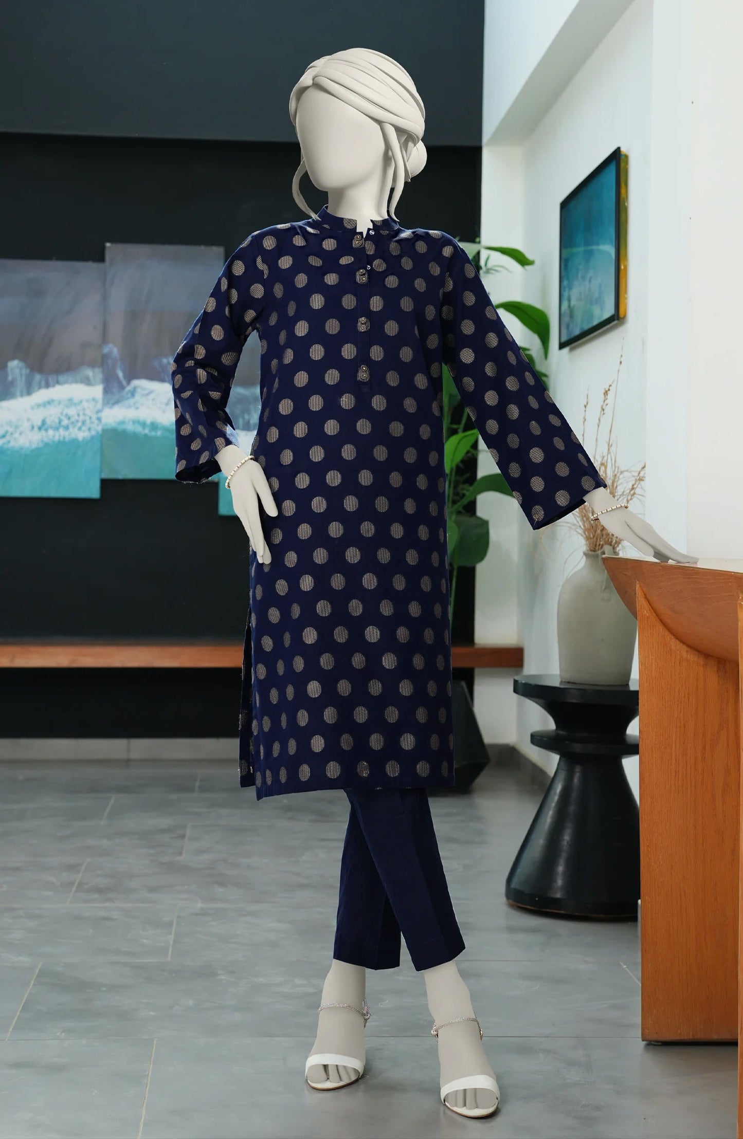MTJ 02 PC STITCH SUIT /NAVY BLUE 3027