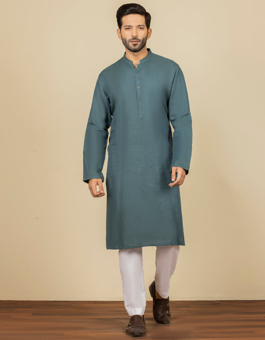 J.MENS KURTA /GREEN