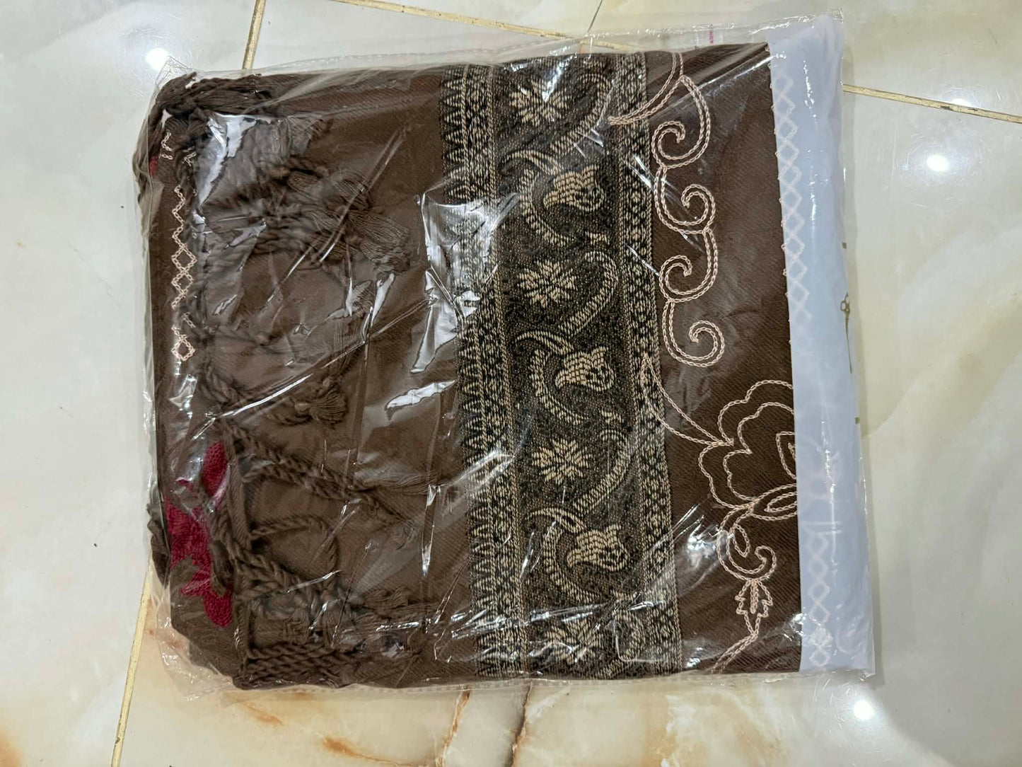 ALMIRA 01 PC LADIES SHAWL / BROWN