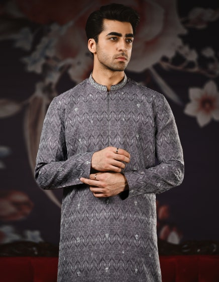 J.KURTA-STITCH/SPECIALKURTA-DEEPPURPLE