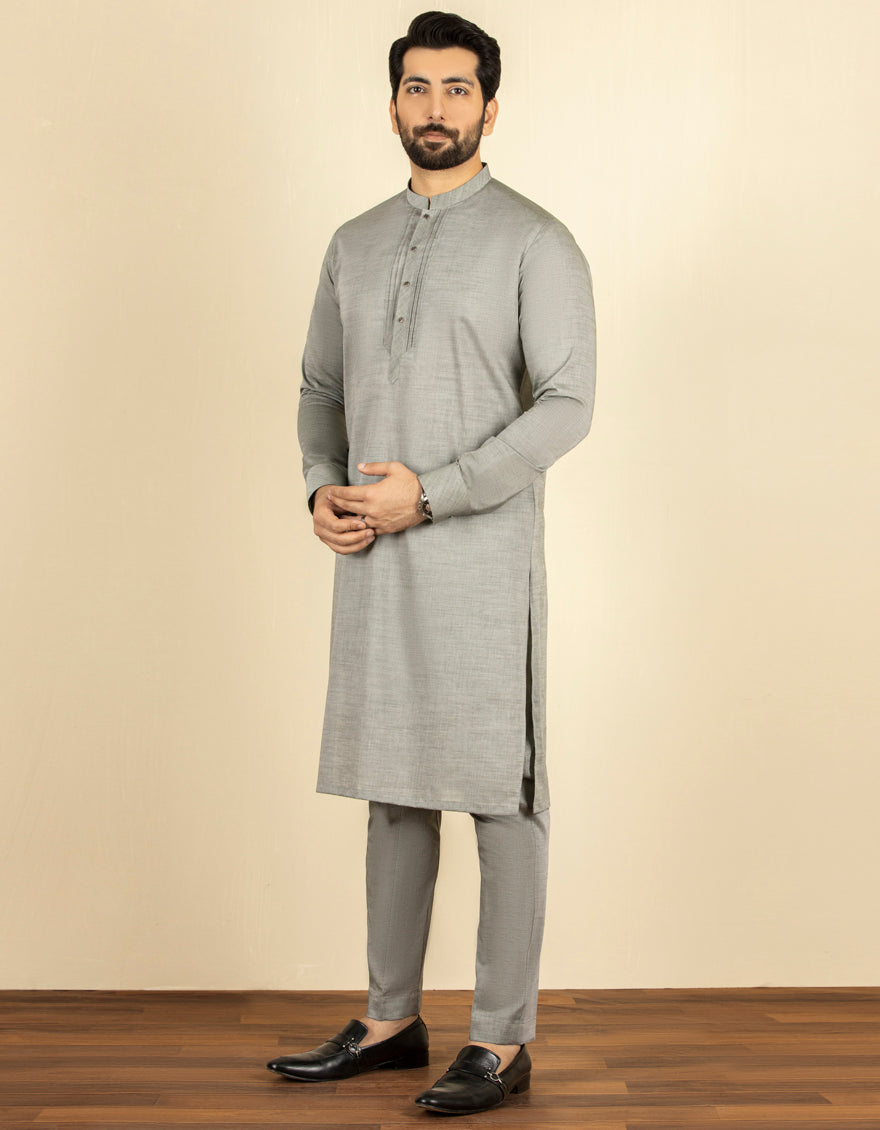 J. MENS KAMEEZ SALWAR /LIGHT GREE