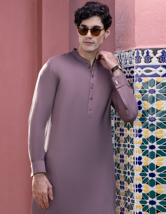 J. MENS KURTA PAJAMA /REDISH BROWN