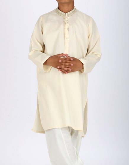 J.KURTA-STITCH/BOY-CREAM