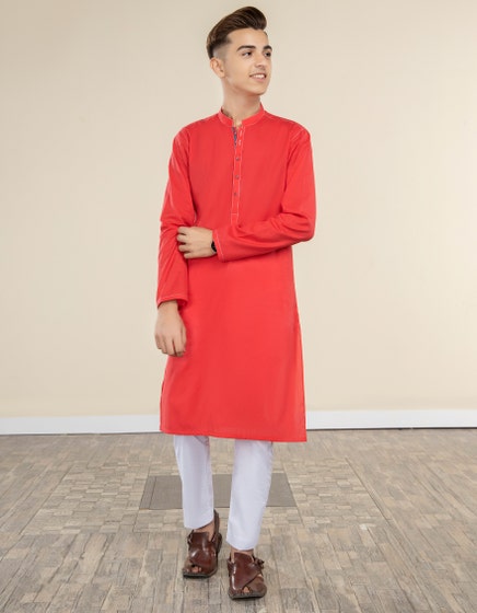 J. TEENS KURTA / RED