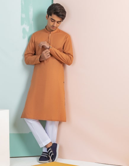 J. TEENS KURTA /ALMOND