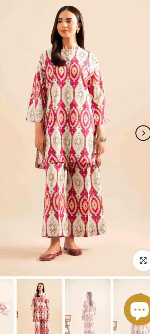 nishat 02 pc  stitch suit / mutli