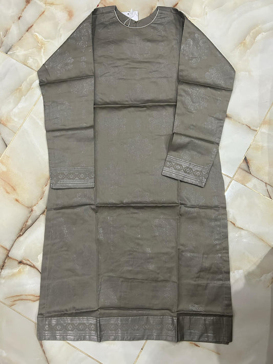 al karam 01 pc stitch kurti / grey