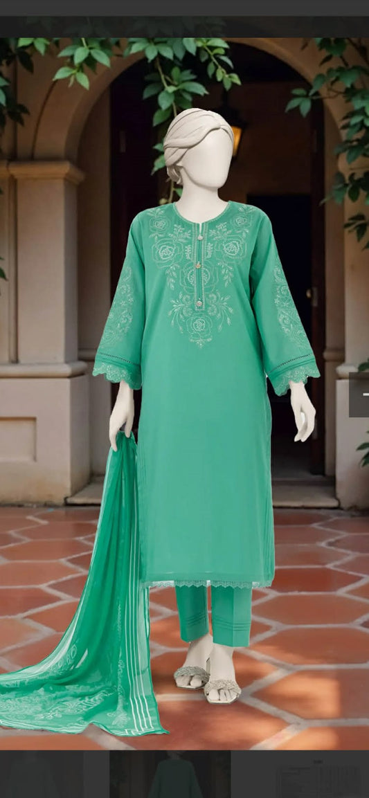 MTJ 03 PC STITCH SUIT / SEA GREEN