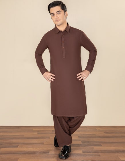 J. TEENS KAMEEZ SHALWAR / MAROON