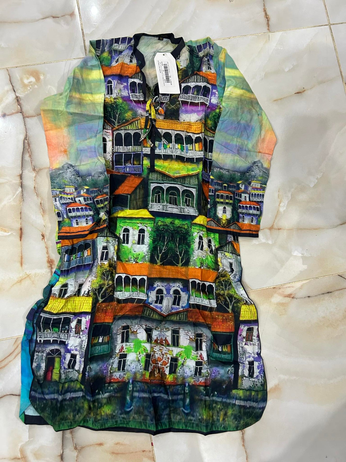 j. teens 01 pc stitch kurti / multi