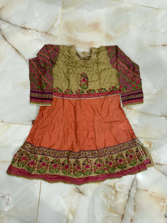 j. 01 pc stitch kurti girls / multi