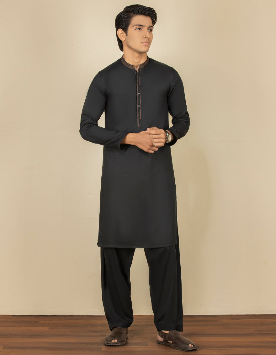 J.KURTA-1PC/TEEN-BLACK