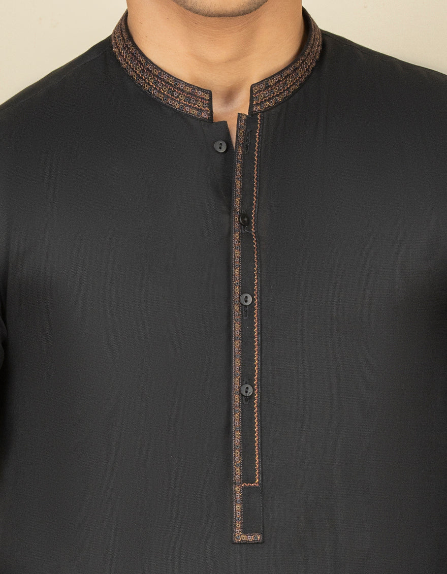 J.KURTA-1PC/TEEN-BLACK