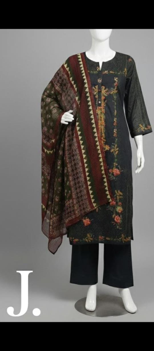 j. 03 pc stitch suit / black new style